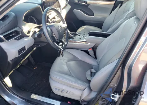 2021 Toyota Highlander Hybrid Limited from USA, damaged, VIN 5TDDBRCH1MS524181